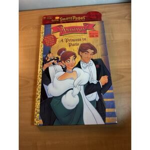 Golden Pages 1997 Anastasia "A Princess in Paris" Extra Smart Book Needs Battery